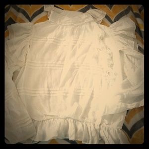 A nice white long sleeved shirt